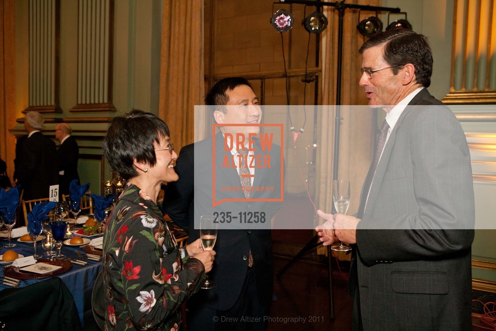 Carol Izumi, Frank Wu, Forrest Carmichael, NEW CENTURY CHAMBER ORCHESTRA'S 20th Anniversary Gala, US, November 5th, 2011, Photo #235-11258 Carol Izumi, Frank Wu, Forrest Carmichael, Photo #235-11258
