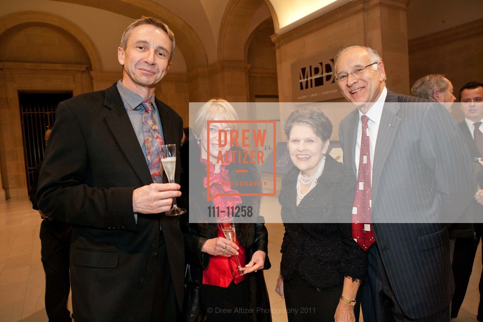 Tom Kudrycki, Katherine Kudrycki, Henny Friedman, Lou Friedman, NEW CENTURY CHAMBER ORCHESTRA'S 20th Anniversary Gala, US, November 5th, 2011, Photo #111-11258 Tom Kudrycki, Katherine Kudrycki, Henny Friedman, Lou Friedman, Photo #111-11258