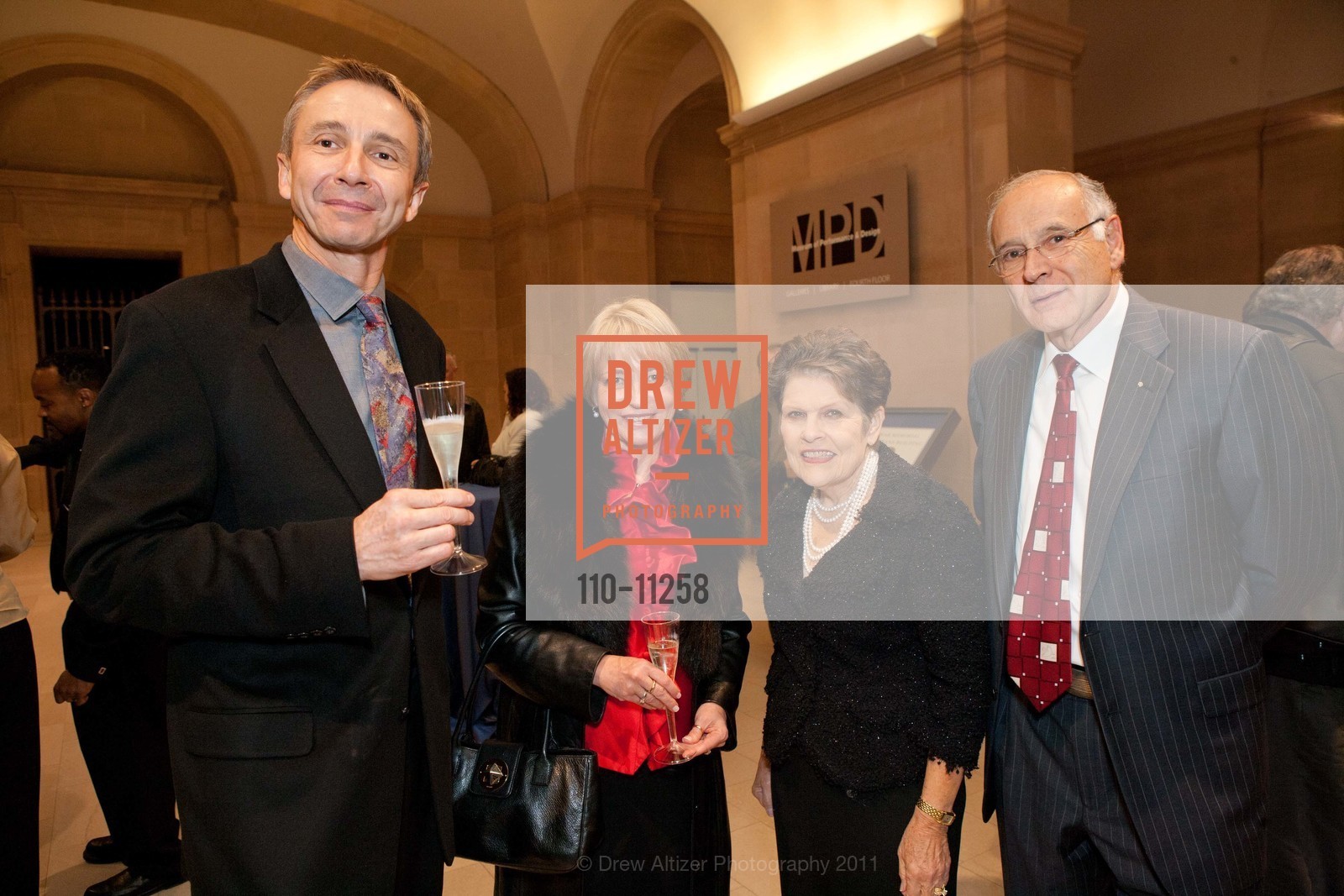 Tom Kudrycki, Katherine Kudrycki, Henny Friedman, Lou Friedman, NEW CENTURY CHAMBER ORCHESTRA'S 20th Anniversary Gala, US, November 5th, 2011, Photo #110-11258 Tom Kudrycki, Katherine Kudrycki, Henny Friedman, Lou Friedman, Photo #110-11258