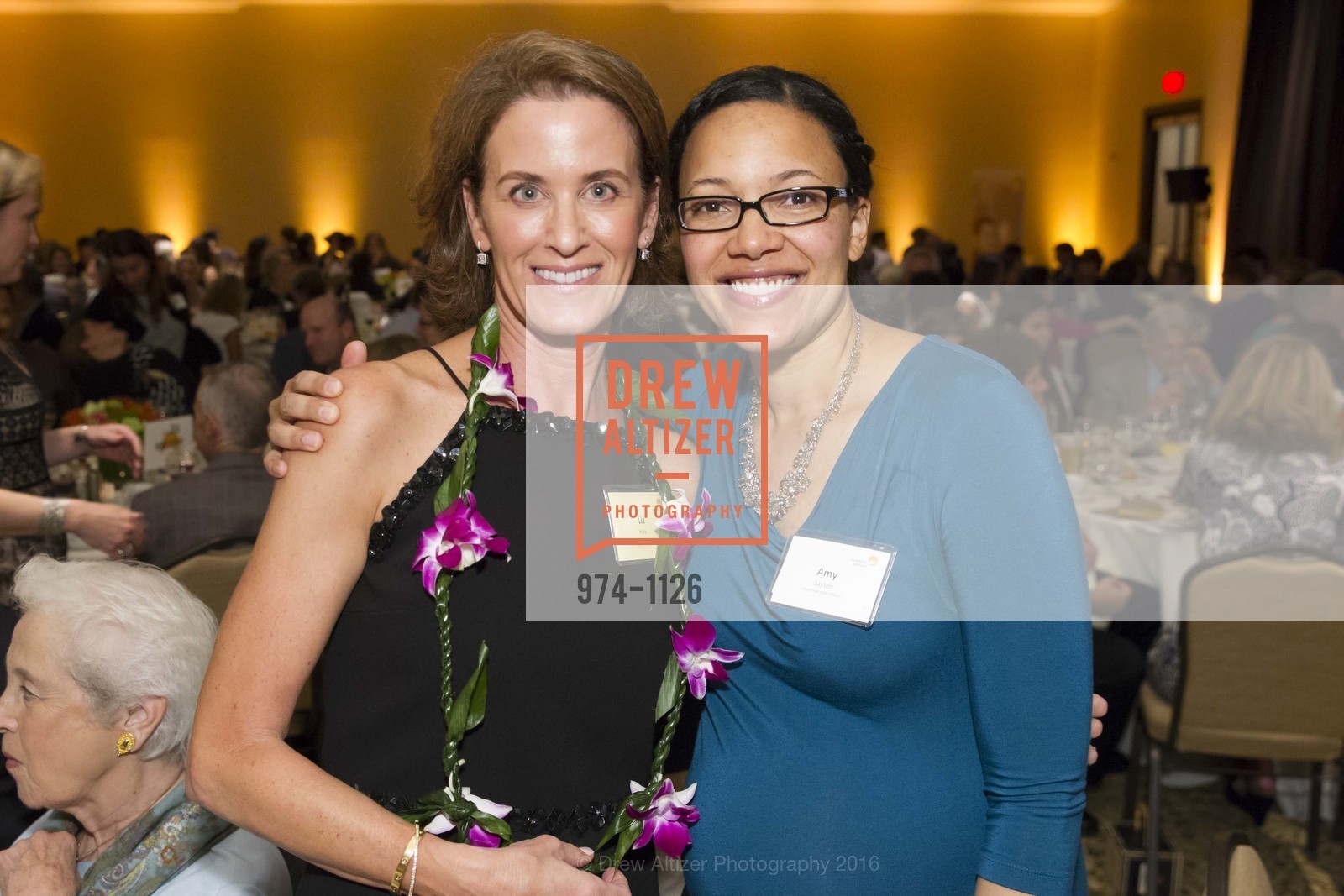 Liz Hale, Amy Saxon, 2016 Summer Search North Bay Dinner, Peacock Gap, April 21st, 2016, Photo #974-1126 Liz Hale, Amy Saxon, Photo #974-1126