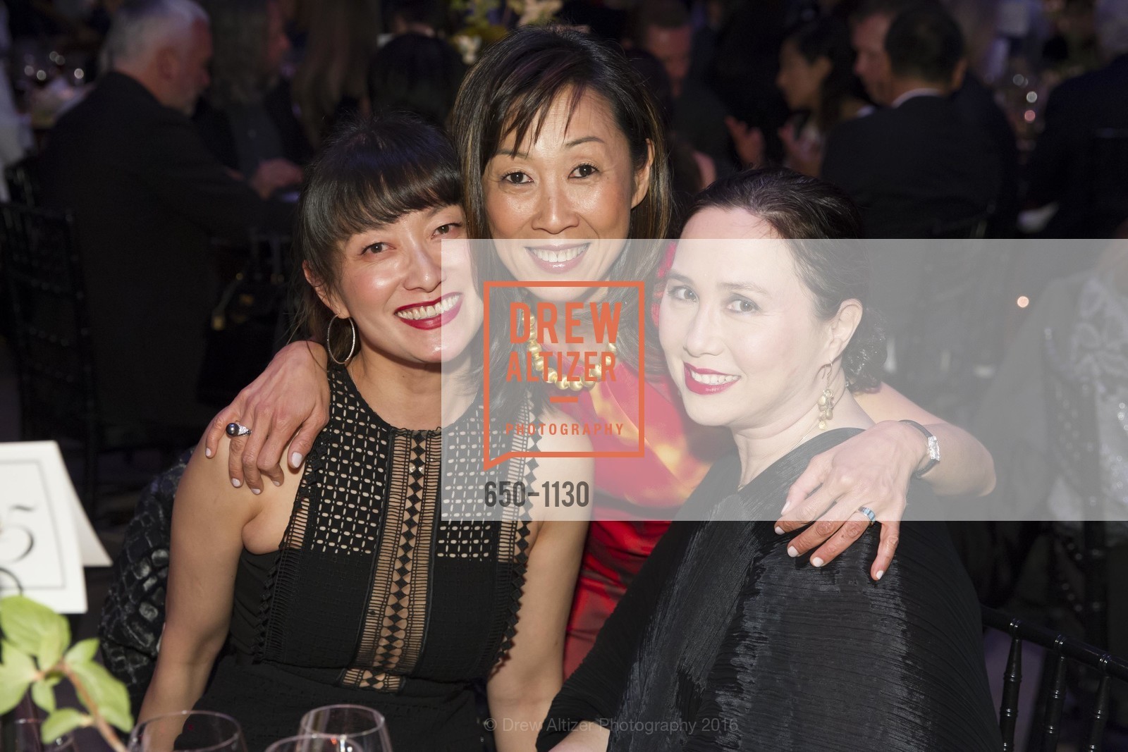 Angela Shiu, Lucia Choi-Dalton, Linda van Adibe, Alonzo King's Lines Ballet's Spring Gala, Yerba Buena Center for the Arts. 701 Mission StSan Francisco, CA 94103, April 23rd, 2016, Photo #650-1130 Angela Shiu, Lucia Choi-Dalton, Linda van Adibe, Photo #650-1130