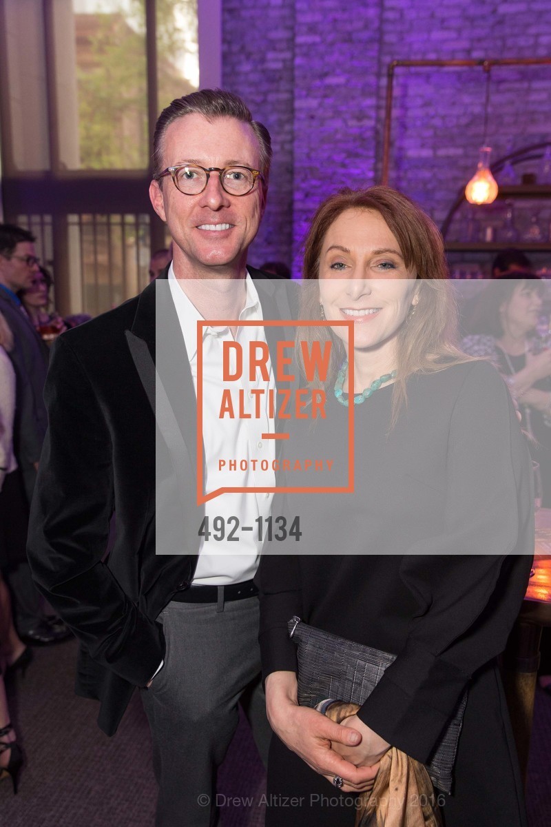 David Salisbury, Molly Kingston, Bently Foundation's American Wild Horse Cocktail Event, Bently Reserve. 400 Sansome Street, April 27th, 2016, Photo #492-1134 David Salisbury, Molly Kingston, Photo #492-1134