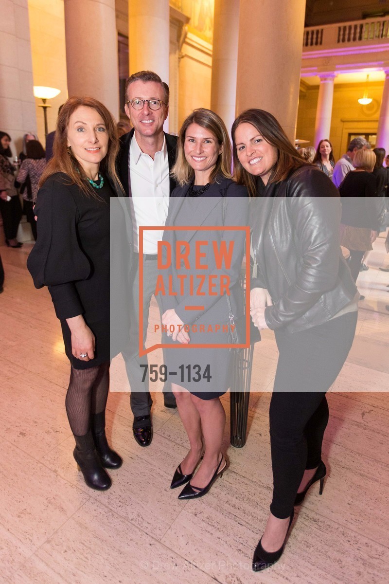 Molly Kingston, David Salisbury, Meredith Wiedeman, Allison Chapleau Ekeroth, Bently Foundation's American Wild Horse Cocktail Event, Bently Reserve. 400 Sansome Street, Photo #759-1134 Molly Kingston, David Salisbury, Meredith Wiedeman, Allison Chapleau Ekeroth, Photo #759-1134