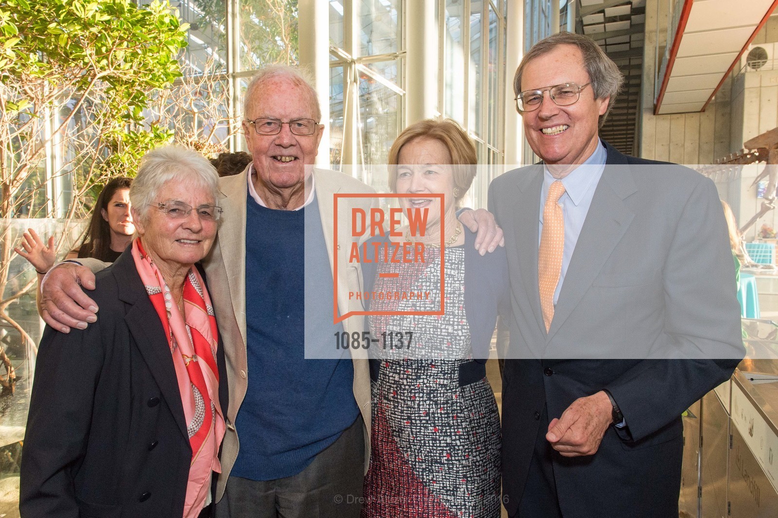 Ute Bowes, Bill Bowes, Leslie Hume, George Hume, California Academy of Sciences - 2016 Big Bang Gala, California Academy of Sciences, April 28th, 2016, Photo #1085-1137 Ute Bowes, Bill Bowes, Leslie Hume, George Hume, Photo #1085-1137