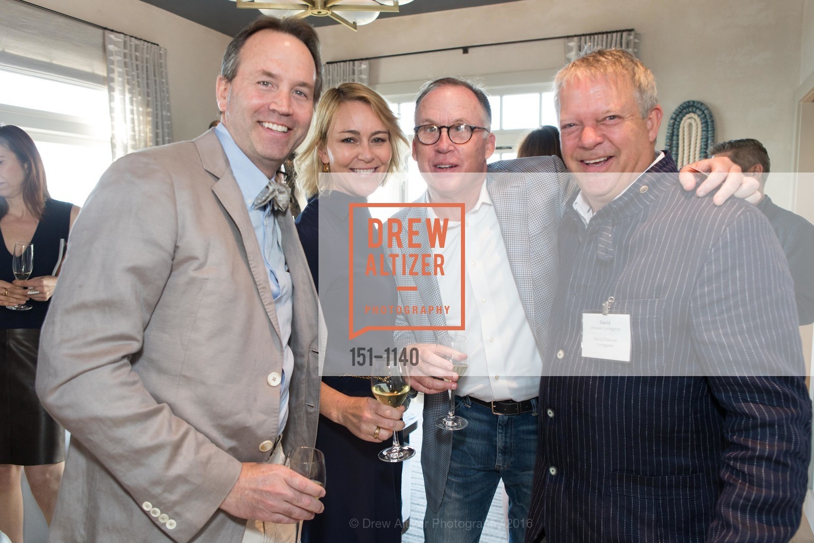 Chip Zecher, Audrey Sadler, TJ Grove, David Livingston, San Francisco Decorator Showcase Opening Night Party, 298 Chestnut Street. 298 Chestnut Street, April 29th, 2016, Photo #151-1140 Chip Zecher, Audrey Sadler, TJ Grove, David Livingston, Photo #151-1140