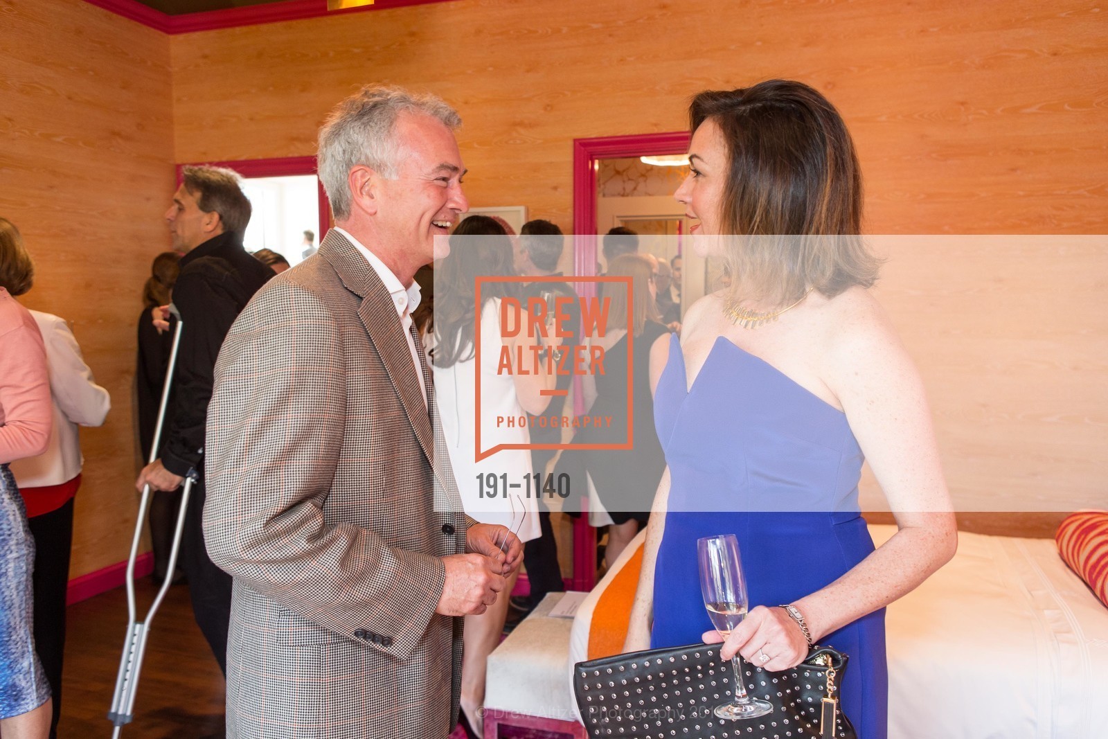 Kurt Neubert, Krista Coupar, San Francisco Decorator Showcase Opening Night Party, 298 Chestnut Street. 298 Chestnut Street, April 29th, 2016, Photo #191-1140 Kurt Neubert, Krista Coupar, Photo #191-1140
