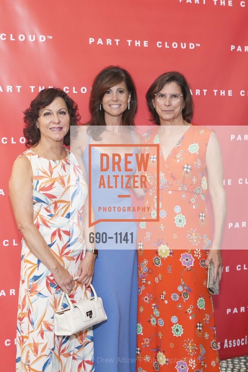 Bruce Ambler, Claudia DeNuccio, Ellen Drew, Part the Cloud Gala 2016, Rosewood Sand Hill, April 30th, 2016, Photo #690-1141 Bruce Ambler, Claudia DeNuccio, Ellen Drew, Photo #690-1141