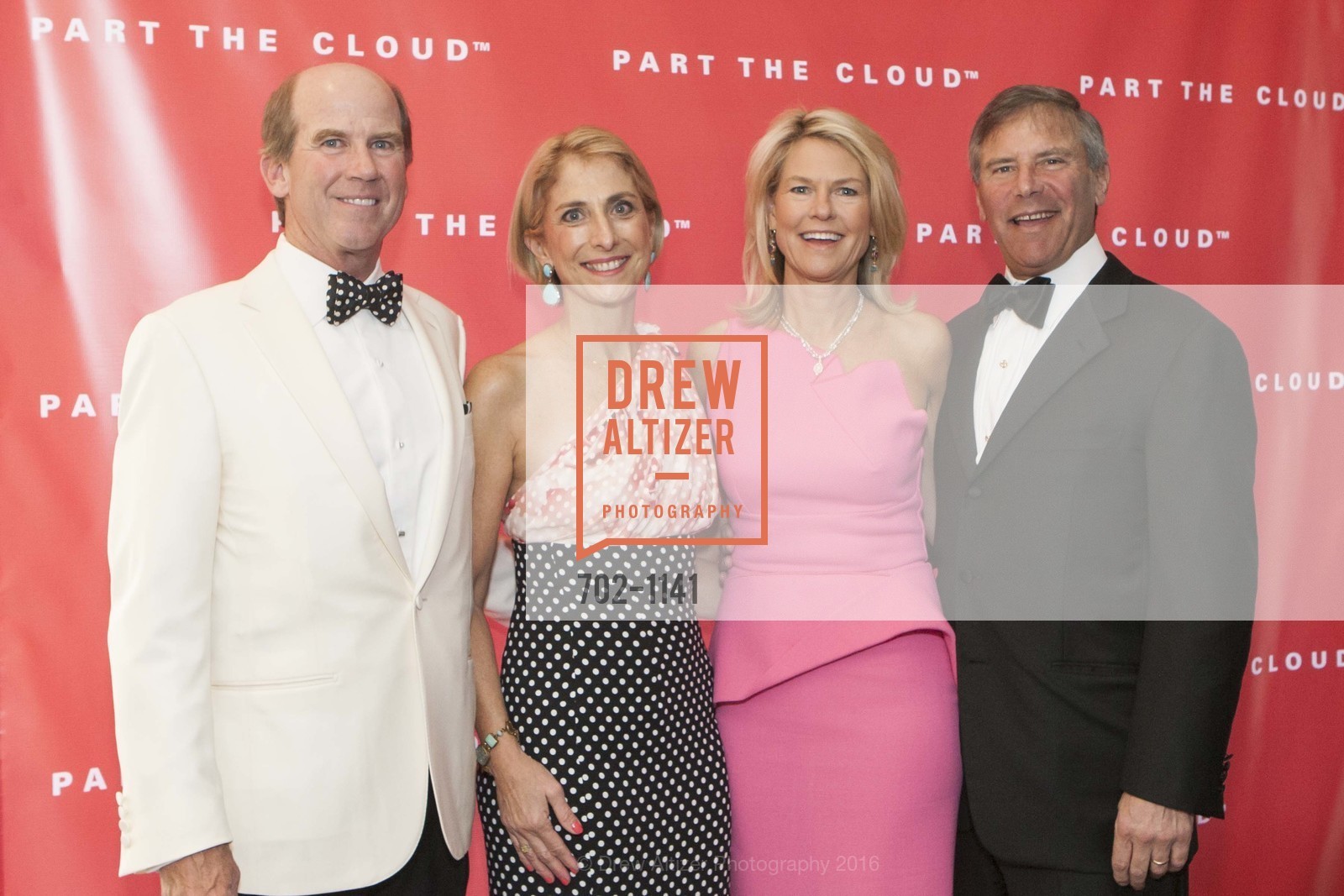 Fred Harman, Stephanie Harman, Lauren Koenig, Brad Koenig, Part the Cloud Gala 2016, Rosewood Sand Hill, April 30th, 2016, Photo #702-1141 Fred Harman, Stephanie Harman, Lauren Koenig, Brad Koenig, Photo #702-1141