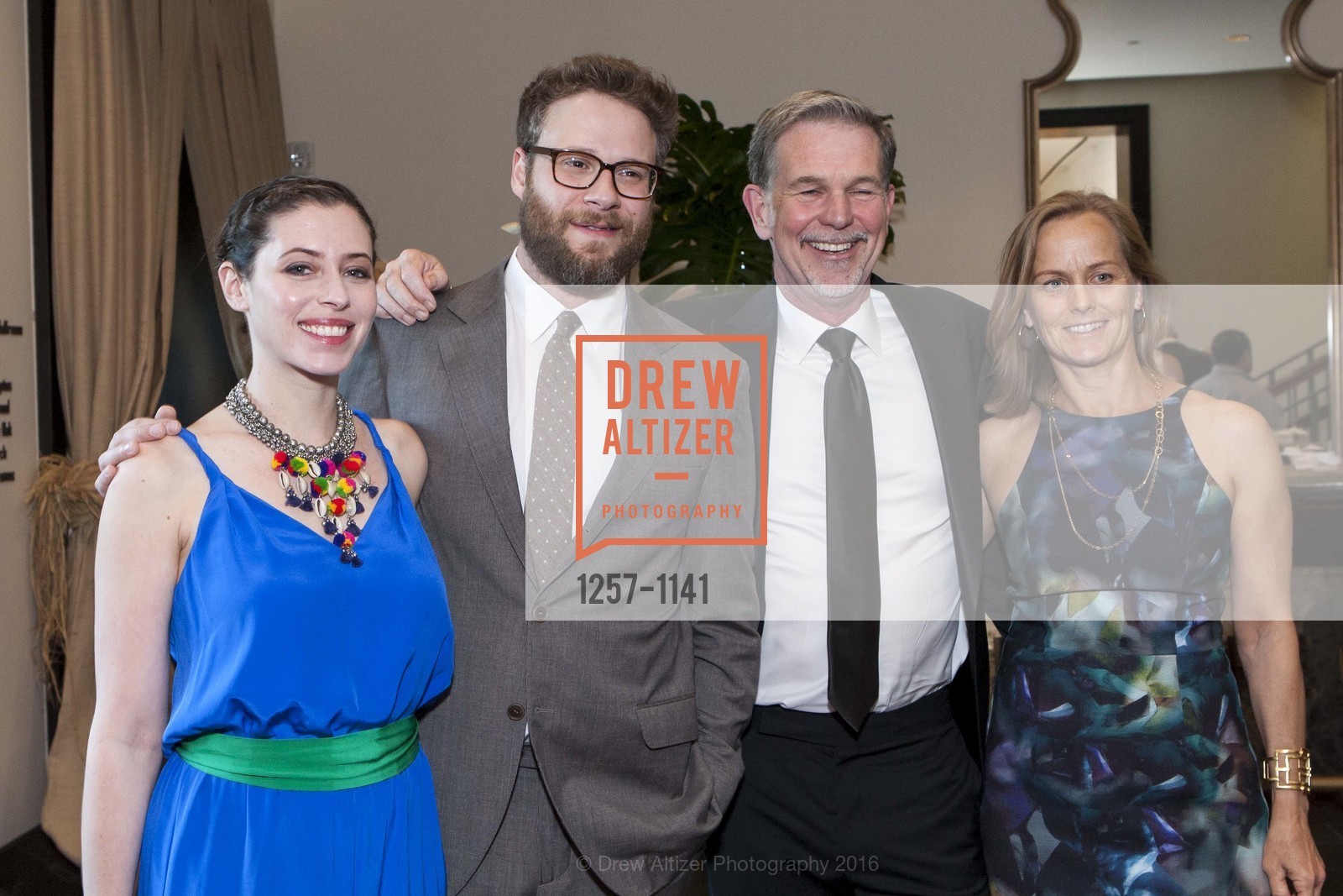 Lauren Miller Rogen, Seth Rogen, Reid Hastings, Patty Quillin, Photo #1257-1141