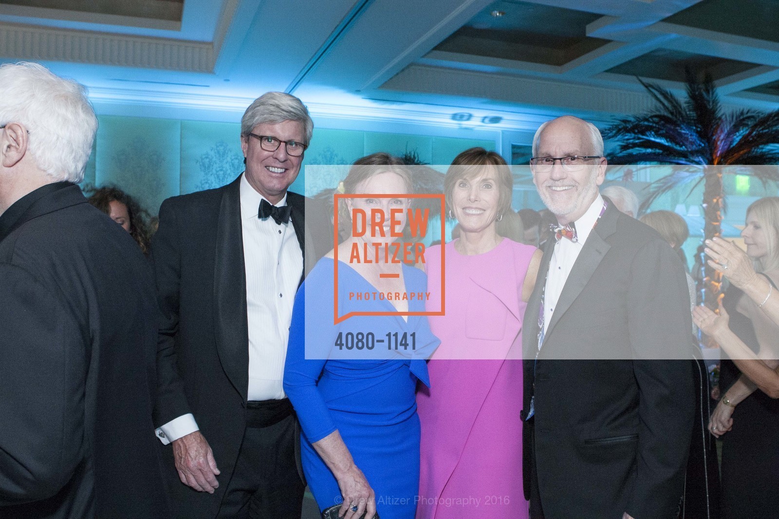 Larry Frye, Cynthia Yock, Lulu Frye, Paul Yock, Part the Cloud Gala 2016, Rosewood Sand Hill, April 30th, 2016, Photo #4080-1141 Larry Frye, Cynthia Yock, Lulu Frye, Paul Yock, Photo #4080-1141