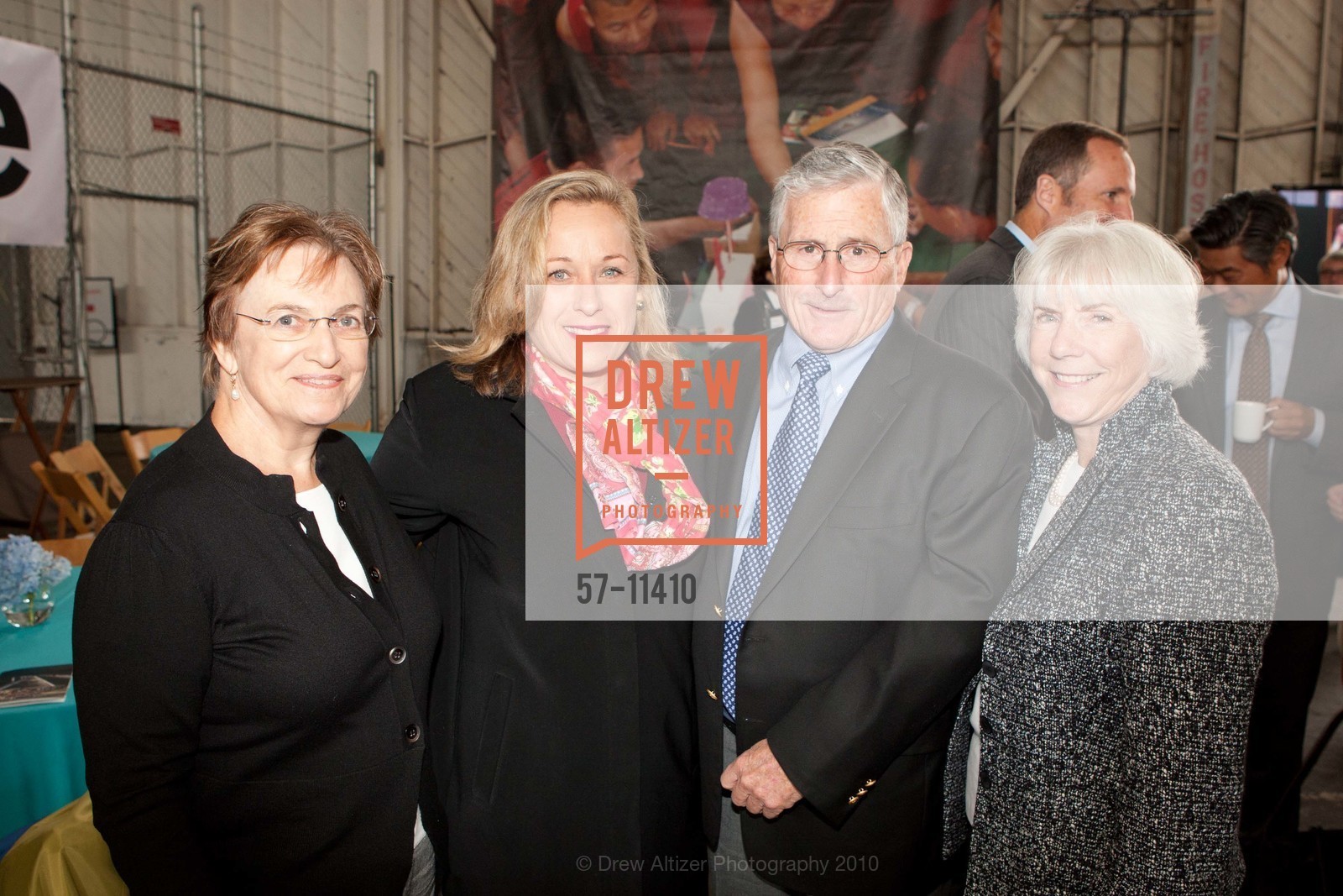 Ann Bowers, Scott Hindes, Nancy Hindes, Exploratorium Groundbreaking Event, US, October 19th, 2010, Photo #57-11410 Ann Bowers, Scott Hindes, Nancy Hindes, Photo #57-11410
