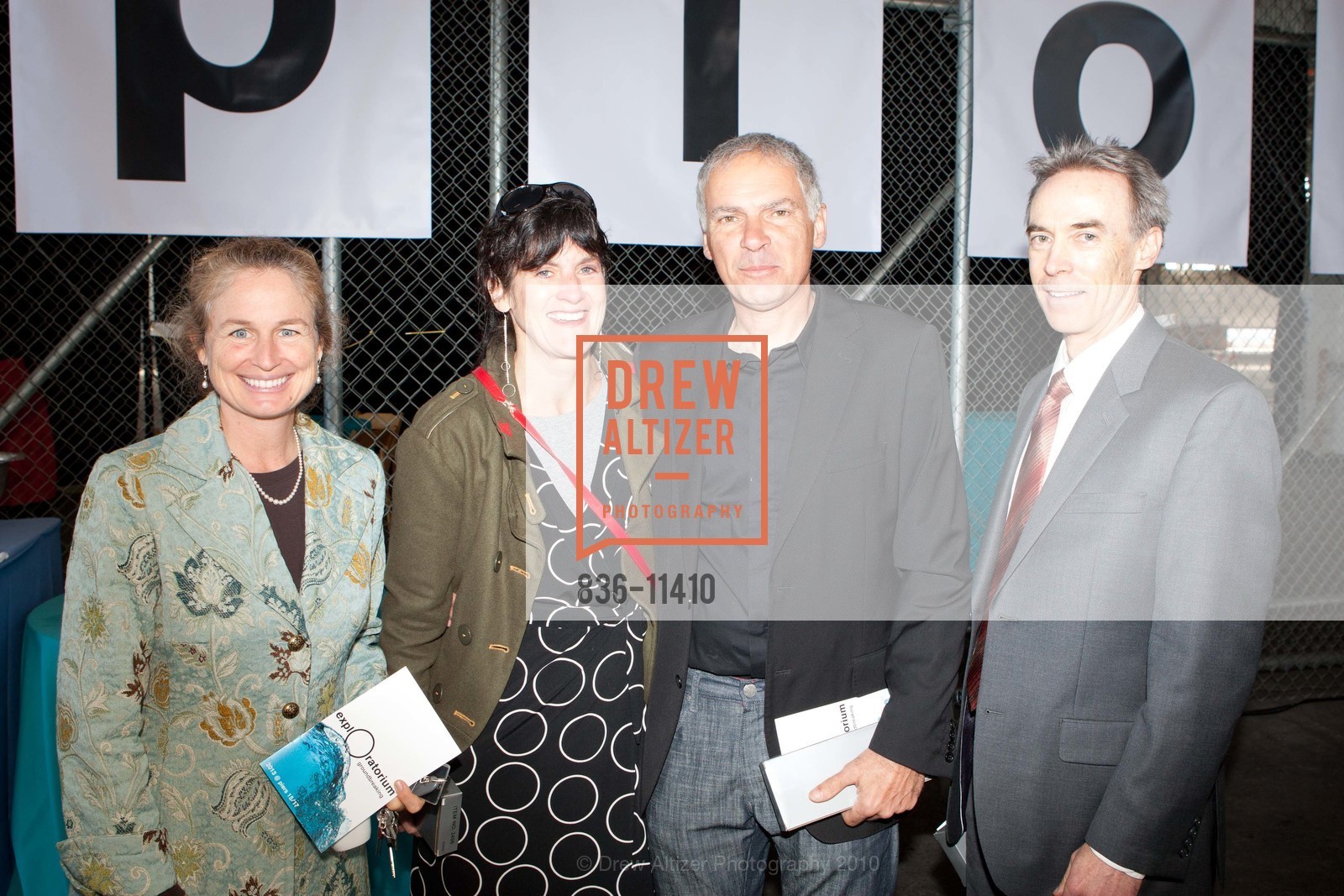 Deirdre Araujo, Sue Emens, Oliver Dicicco, Dan Hodatt, Exploratorium Groundbreaking Event, US, October 19th, 2010, Photo #836-11410 Deirdre Araujo, Sue Emens, Oliver Dicicco, Dan Hodatt, Photo #836-11410