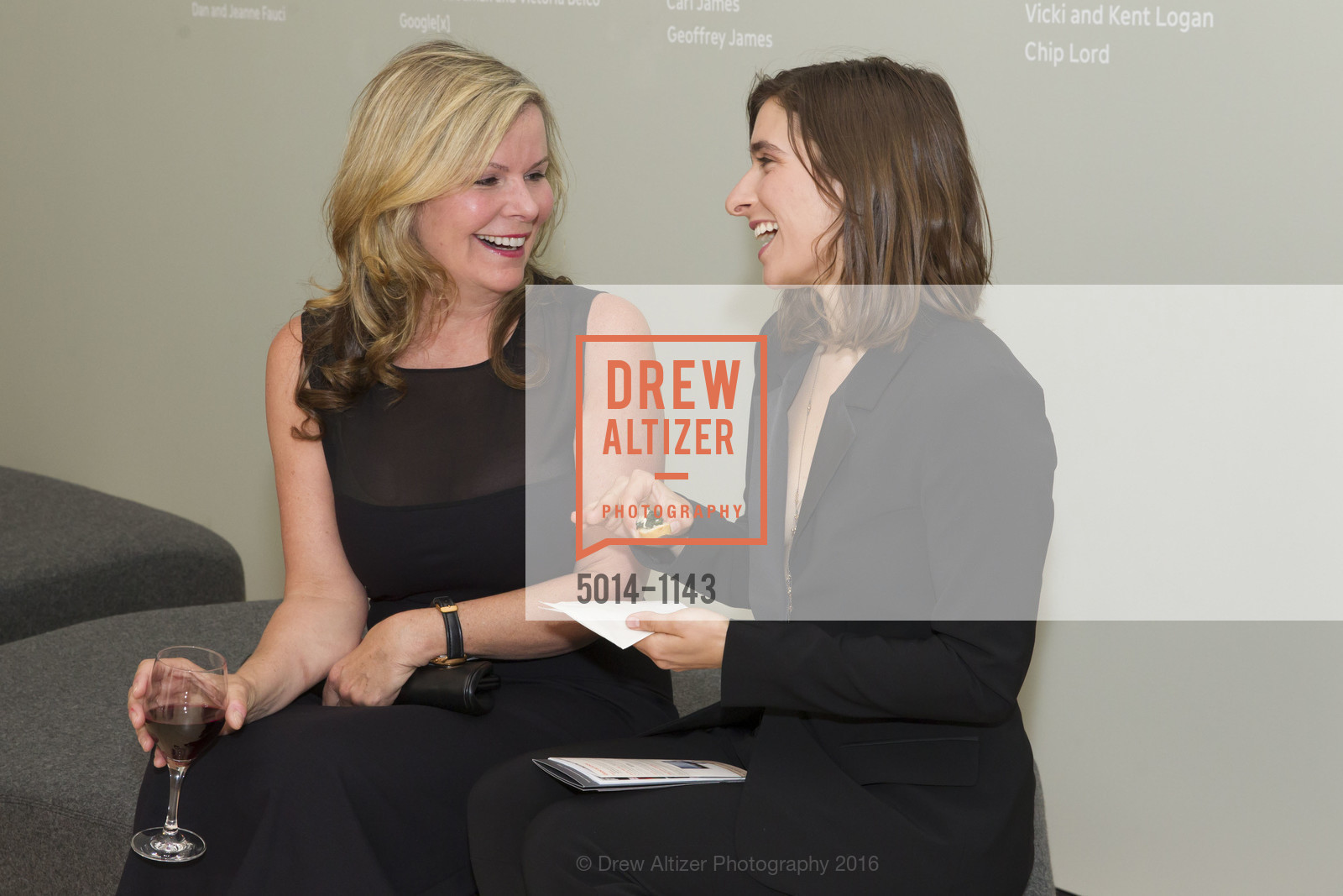 Patte McDowell, Kearney Coghlan, SFMOMA Curators' Circle and Director's Circle Reception sponsored by J.P. Morgan and illy coffee, SFMOMA. 151 3rd St, April 26th, 2016, Photo #5014-1143 Patte McDowell, Kearney Coghlan, Photo #5014-1143