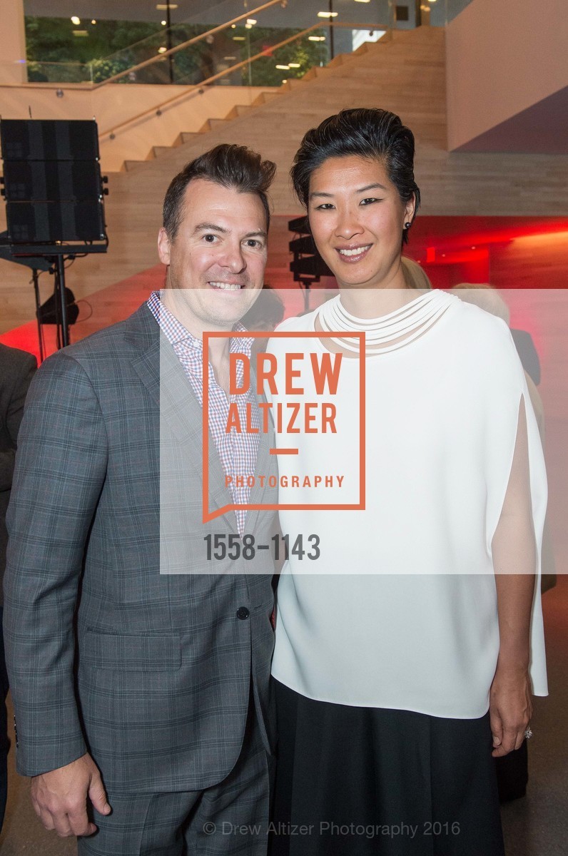 Ethan Beard, Wayee Chu, SFMOMA Curators' Circle and Director's Circle Reception sponsored by J.P. Morgan and illy coffee, SFMOMA. 151 3rd St, April 26th, 2016, Photo #1558-1143 Ethan Beard, Wayee Chu, Photo #1558-1143