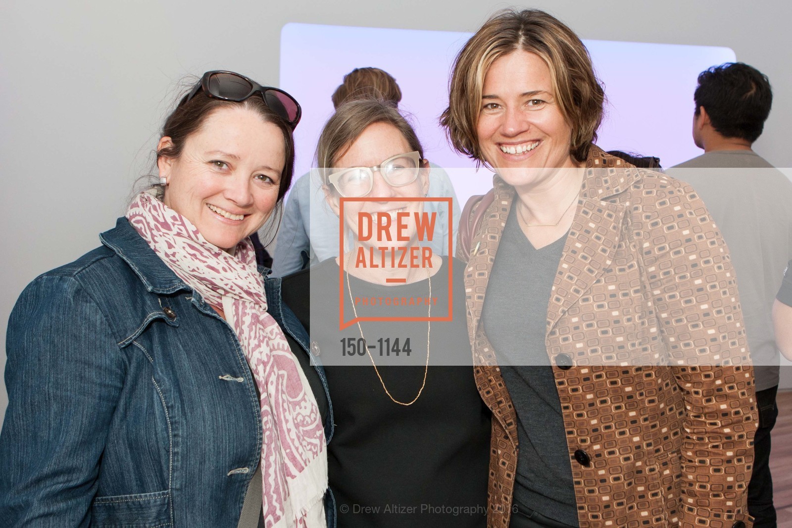 Heather MacBeth, Emily Jagoda, Mel Day, The Opening of Pace Palo Alto, Pace Palo Alto. 229 Hamilton Avenue, April 27th, 2016, Photo #150-1144 Heather MacBeth, Emily Jagoda, Mel Day, Photo #150-1144
