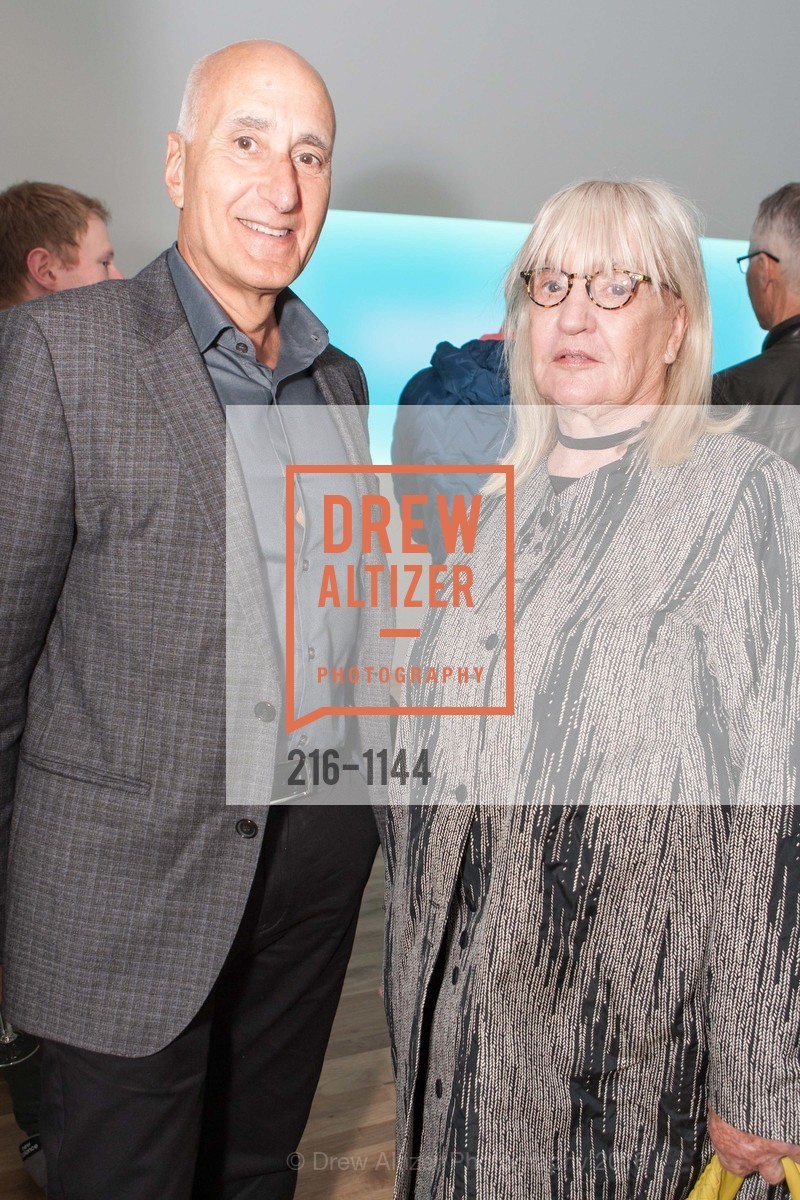 Michael Lerner, Elsa Cameron, The Opening of Pace Palo Alto, Pace Palo Alto. 229 Hamilton Avenue, April 27th, 2016, Photo #216-1144 Michael Lerner, Elsa Cameron, Photo #216-1144
