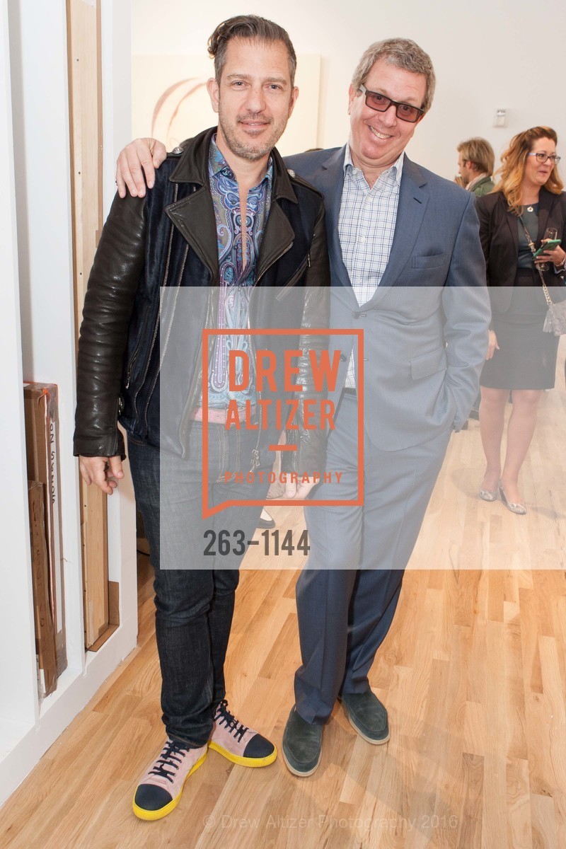 Sandy Rower, Mark Lincher, The Opening of Pace Palo Alto, Pace Palo Alto. 229 Hamilton Avenue, April 27th, 2016, Photo #263-1144 Sandy Rower, Mark Lincher, Photo #263-1144