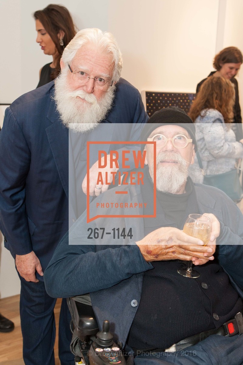 James Turrell, Chuck Close, The Opening of Pace Palo Alto, Pace Palo Alto. 229 Hamilton Avenue, April 27th, 2016, Photo #267-1144 James Turrell, Chuck Close, Photo #267-1144