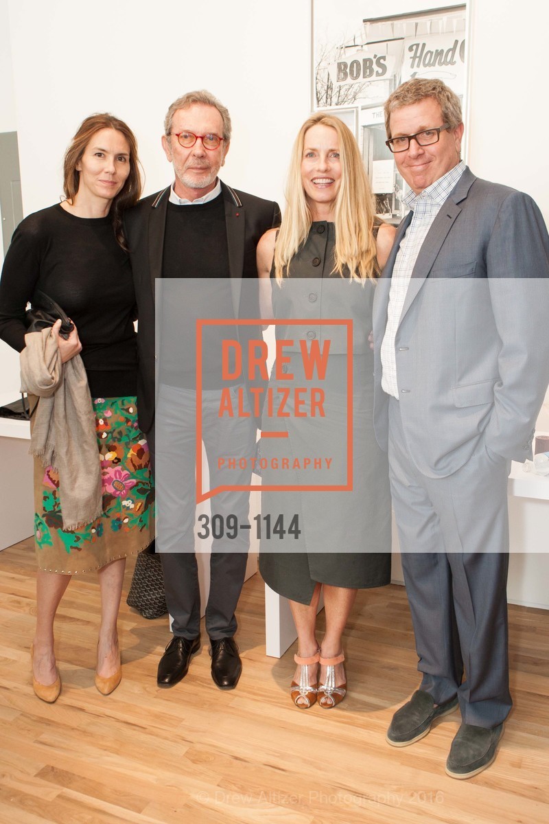 Fairfax Dorn, Arne Glimcher, Laurene Powell Jobs, Marc Glimcher, Photo #309-1144