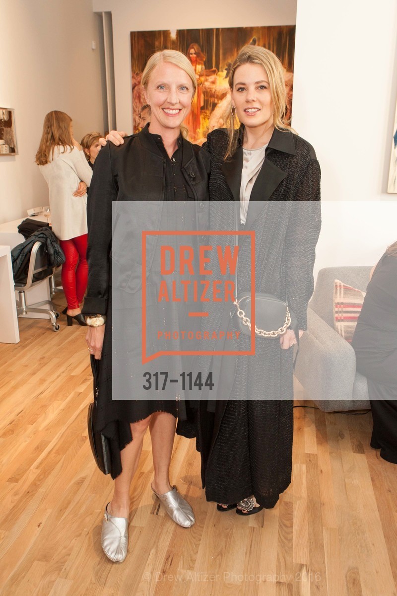 Margaret Lynch, Tarka Russell, The Opening of Pace Palo Alto, Pace Palo Alto. 229 Hamilton Avenue, April 27th, 2016, Photo #317-1144 Margaret Lynch, Tarka Russell, Photo #317-1144
