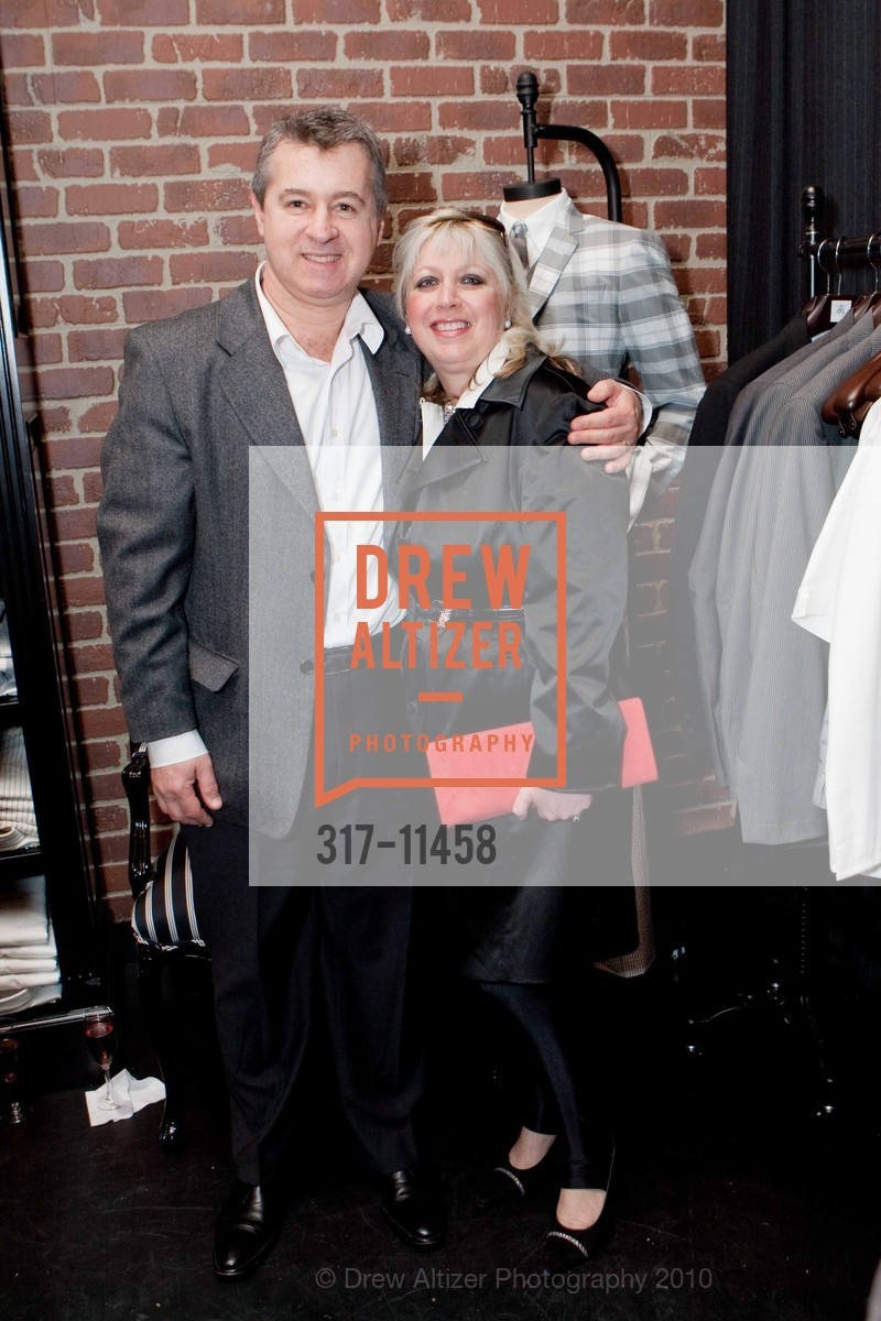 Peter Clerides, Dahlia Stratton, Brooks Brothers BLACK FLEECE Store Cocktail Reception, US, March 16th, 2010, Photo #317-11458 Peter Clerides, Dahlia Stratton, Photo #317-11458