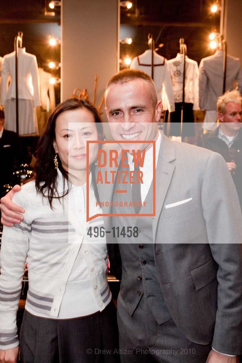 Miki Higasa, Thom Browne, Brooks Brothers BLACK FLEECE Store Cocktail Reception, US, March 16th, 2010, Photo #496-11458 Miki Higasa, Thom Browne, Photo #496-11458