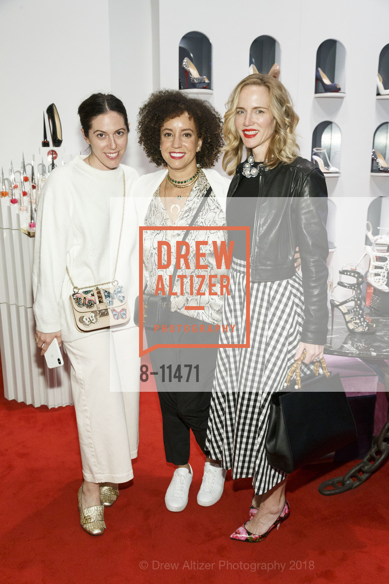 Darby Gaynor Glickman, Lauren Godfrey, Elizabeth Dye, Christian Louboutin Spring/Summer 2018 with Michael Purdy, Christian Louboutin. 29 Maiden Lane, May 8th, 2018, Photo #8-11471 Darby Gaynor Glickman, Lauren Godfrey, Elizabeth Dye, Photo #8-11471