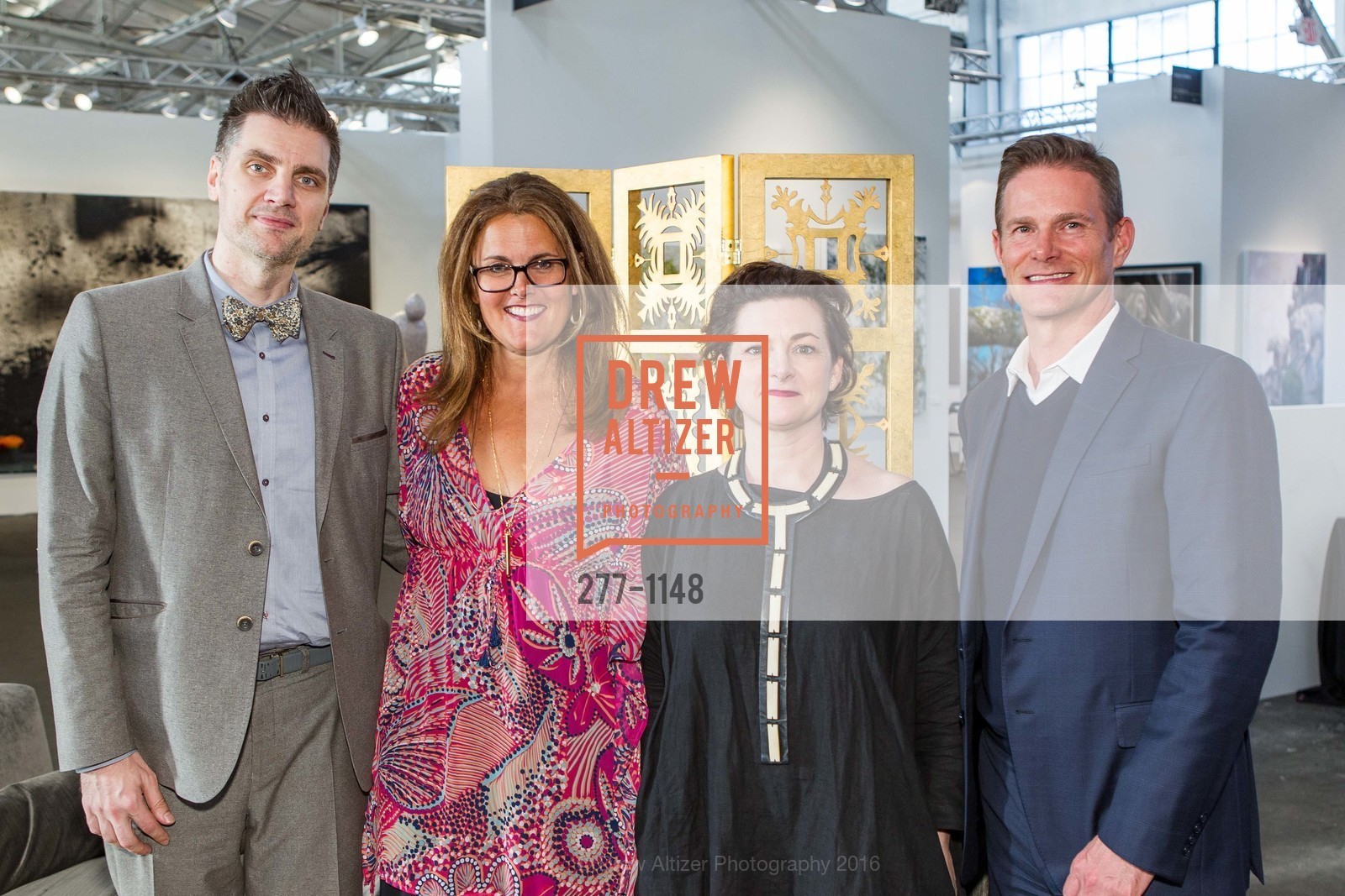 Jamie Martin, Alisa Carroll, Kirk Marlow, SFC&G Art Market Preview, Fort Mason Center Festival Pavilion. 2 Marina Blvd. San Francisco, CA, April 27th, 2016, Photo #277-1148 Jamie Martin, Alisa Carroll, Kirk Marlow, Photo #277-1148