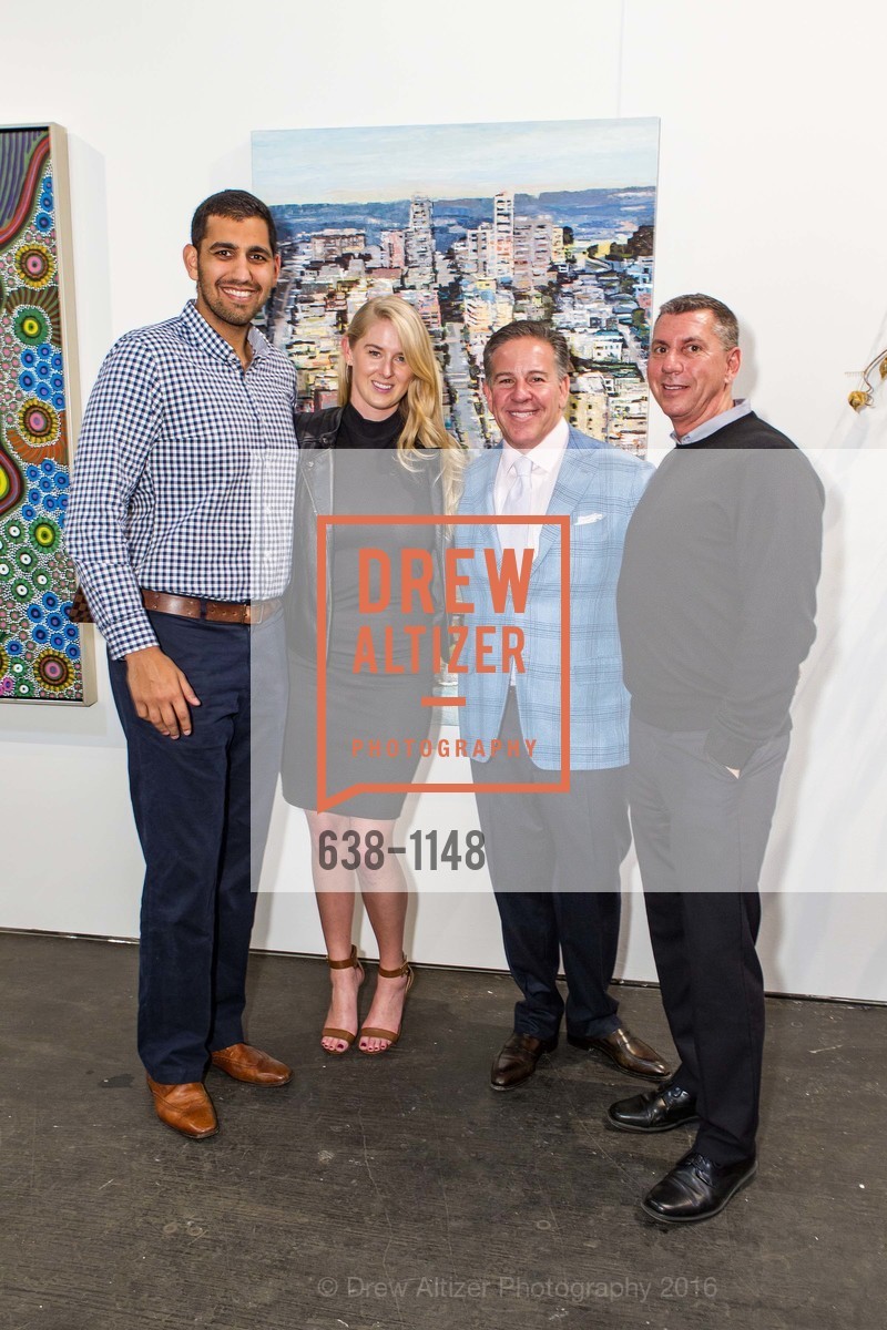 Aaron Thandi, Sara Thandi, Gregg Lynn, John Egan, SFC&G Art Market Preview, Fort Mason Center Festival Pavilion. 2 Marina Blvd. San Francisco, CA, April 27th, 2016, Photo #638-1148 Aaron Thandi, Sara Thandi, Gregg Lynn, John Egan, Photo #638-1148