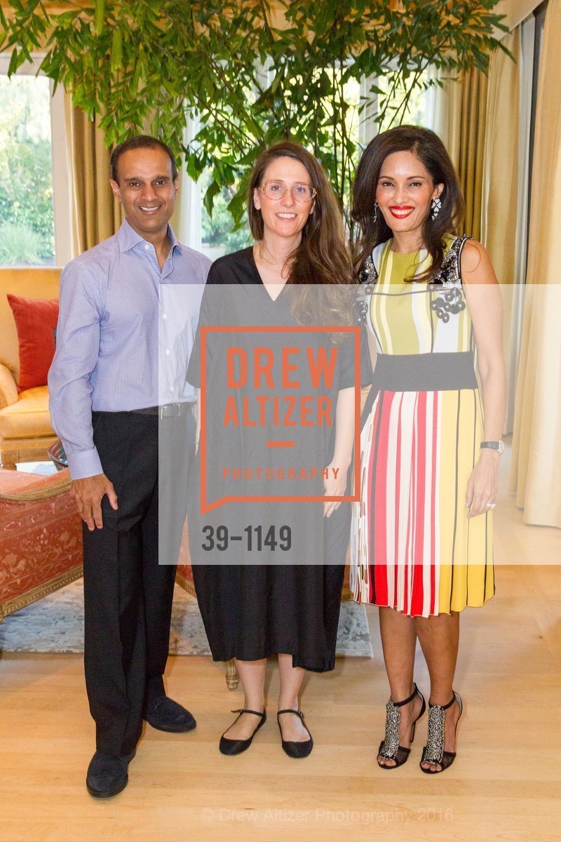 Gaurav Garg, Laura Owens, Komal Shah, Celebratory Dinner for Laura Owens, Private Residence, April 27th, 2016, Photo #39-1149 Gaurav Garg, Laura Owens, Komal Shah, Photo #39-1149