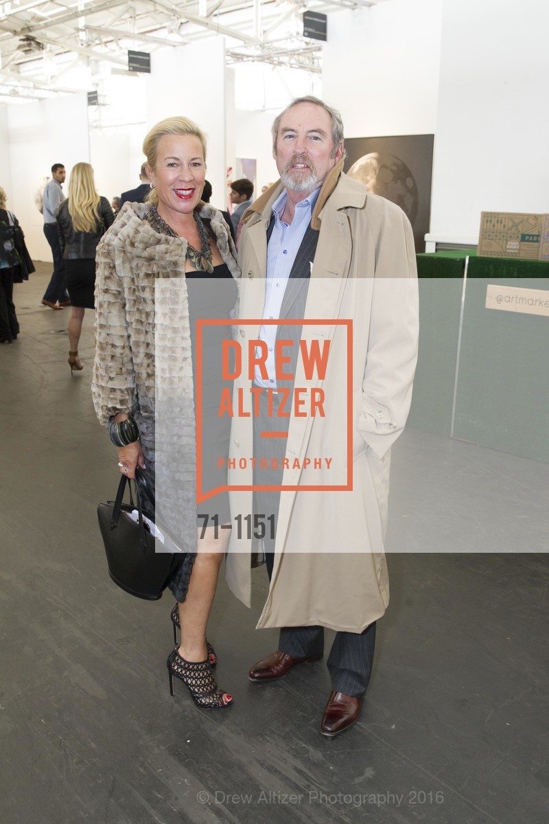 Jan Casey, Peter Bertrand, Art Market San Francisco Benefit Preview Reception, Fort Mason, April 27th, 2016, Photo #71-1151 Jan Casey, Peter Bertrand, Photo #71-1151