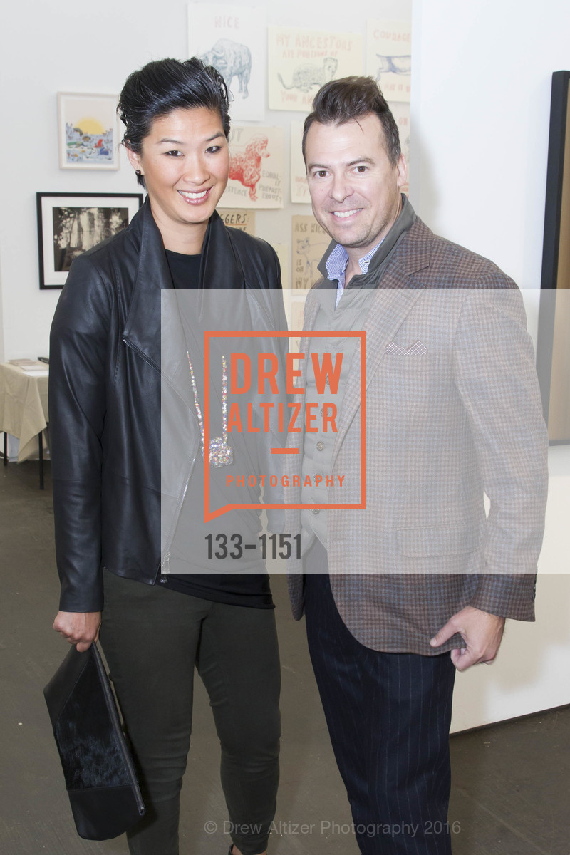 Wayee Chu, Ethan Beard, Art Market San Francisco Benefit Preview Reception, Fort Mason, April 27th, 2016, Photo #133-1151 Wayee Chu, Ethan Beard, Photo #133-1151