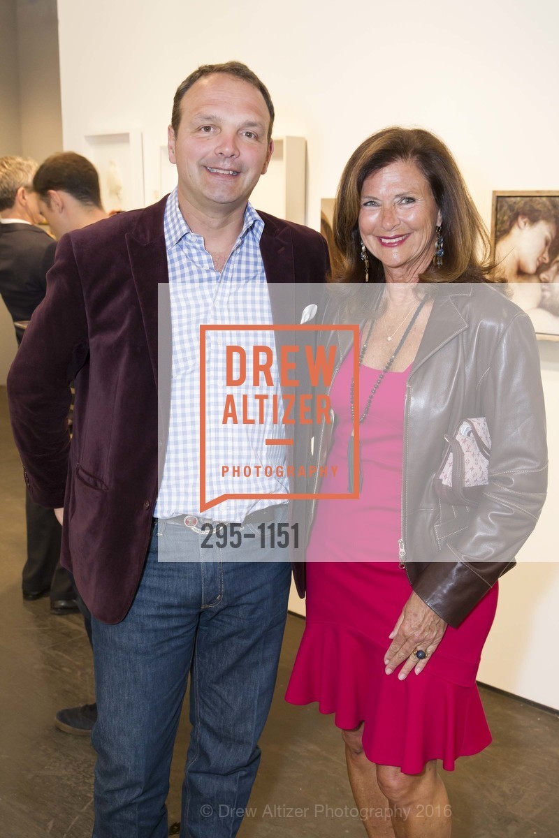 Guillaume Orliac, Linda Zider, Art Market San Francisco Benefit Preview Reception, Fort Mason, April 27th, 2016, Photo #295-1151 Guillaume Orliac, Linda Zider, Photo #295-1151