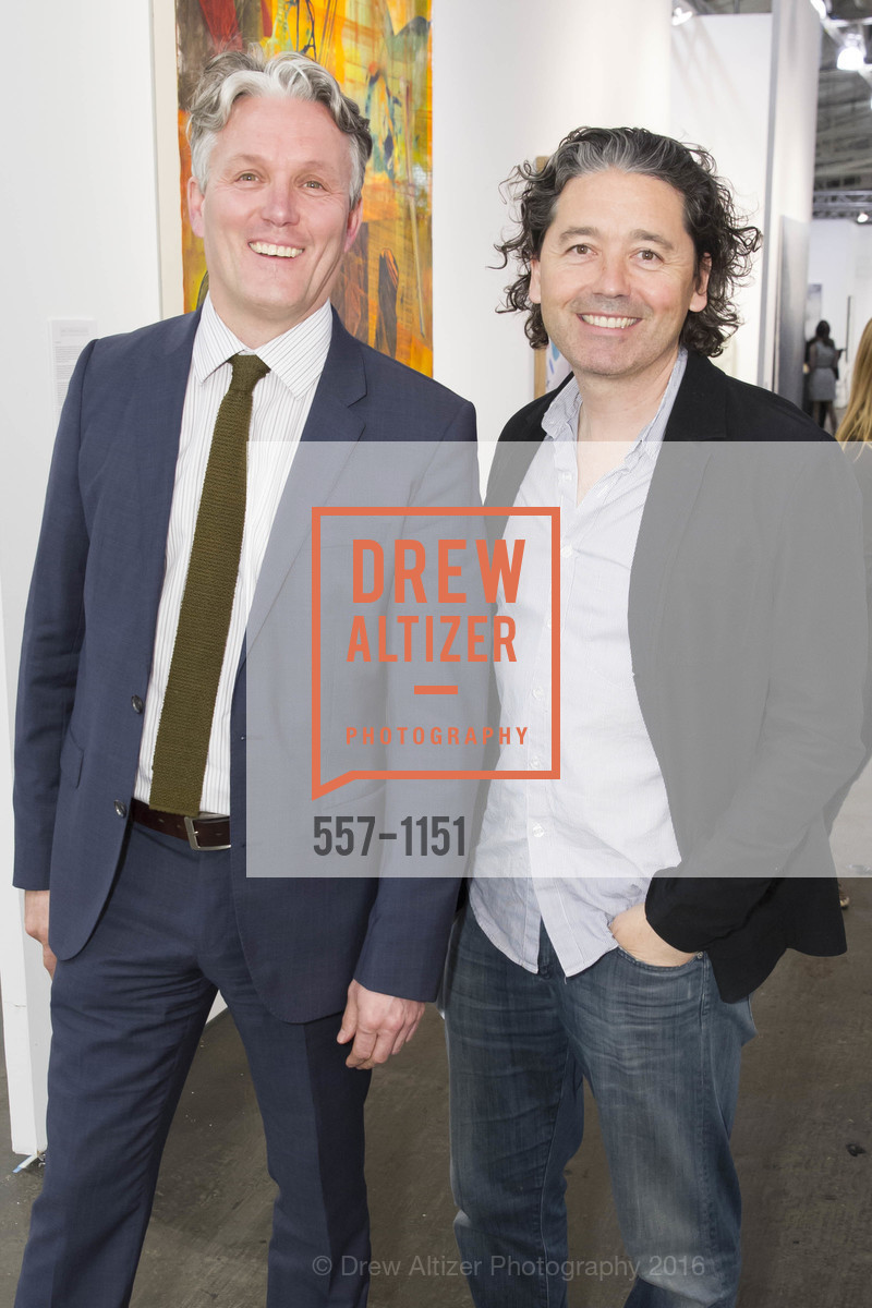 Julian Cox, Bryan Meehan, Art Market San Francisco Benefit Preview Reception, Fort Mason, April 27th, 2016, Photo #557-1151 Julian Cox, Bryan Meehan, Photo #557-1151