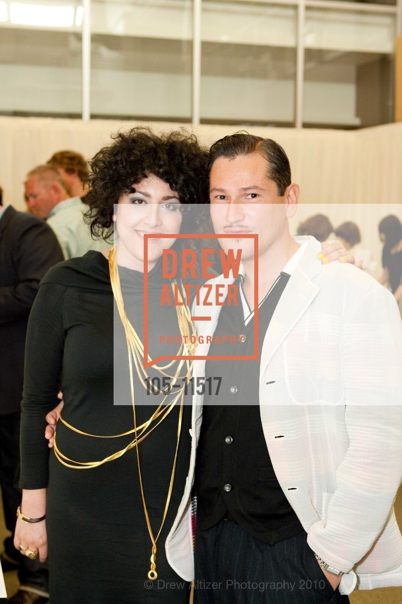 Rinat Brodach, Luis Galan, Academy of Art University Fashion Show Reception, US, May 8th, 2010, Photo #105-11517 Rinat Brodach, Luis Galan, Photo #105-11517