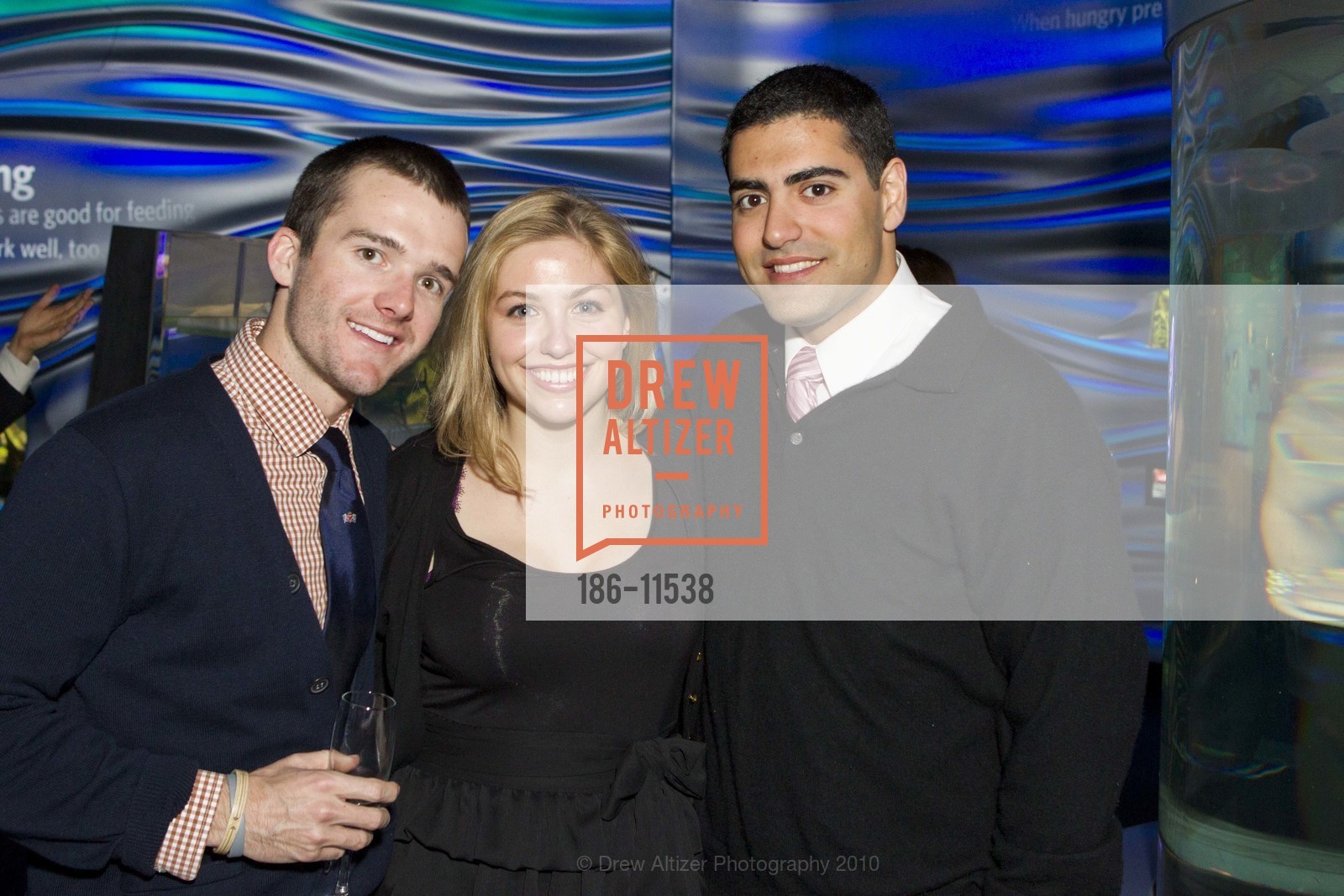 Alec Kerins, Emma Uman, Sean Parker, A Class Act: A Spring Formal to Benefit Teach For America, US, May 8th, 2010, Photo #186-11538 Alec Kerins, Emma Uman, Sean Parker, Photo #186-11538