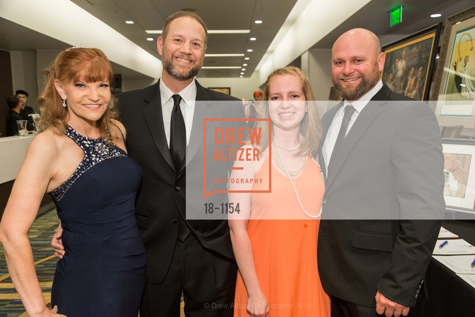 Melissa Timblin, Dannie Timblin, Kati Walesky, Joe Ahlborn, Easter Seals Bay Area Spring Gala 2016, San Francisco Marriott Marquis. 780 Mission St, April 30th, 2016, Photo #18-1154 Melissa Timblin, Dannie Timblin, Kati Walesky, Joe Ahlborn, Photo #18-1154