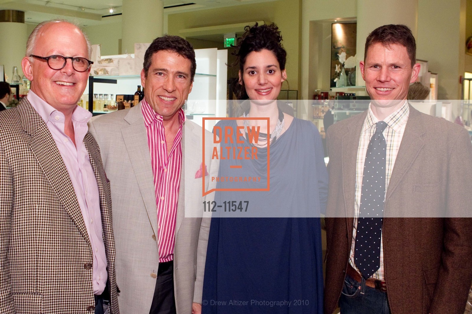 Andrew Fisher, Jeffrey Weisman, Arianne Nardo, Paul Benson, GUMPS' Cocktail Reception For A New ROBERT KUO COLLECTION, US, March 18th, 2010, Photo #112-11547 Andrew Fisher, Jeffrey Weisman, Arianne Nardo, Paul Benson, Photo #112-11547