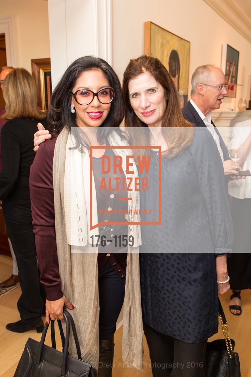 Veronica Fernandez, Valerie Wade, Berggruen Gallery Cocktail Party in Celebration of the Reopening of SFMOMA, Berggruen Gallery. 40 Florence street, April 29th, 2016, Photo #176-1159 Veronica Fernandez, Valerie Wade, Photo #176-1159