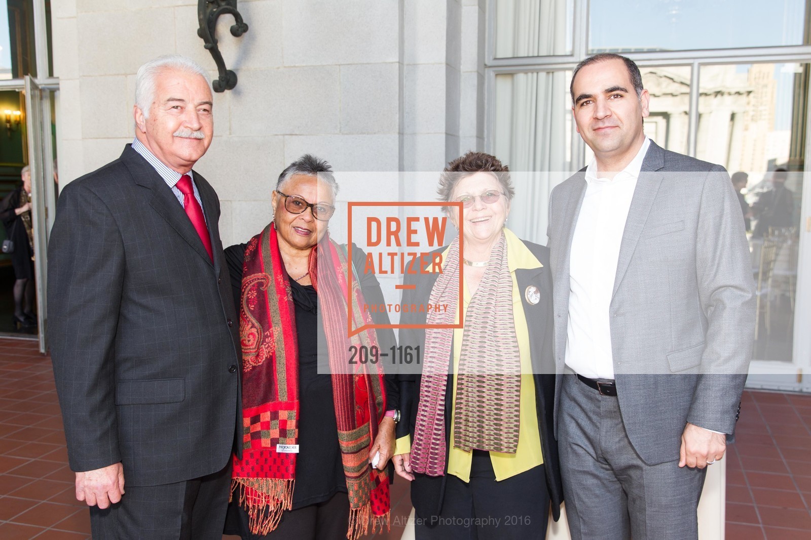 Jahon Boshi, Clevia Ducena, Anne Karin Glass, Vaheed Taheri, New Century Chamber Orchestra Annual Gala, San Francisco War Memorial. 301 Van Ness Ave, May 1st, 2016, Photo #209-1161 Jahon Boshi, Clevia Ducena, Anne Karin Glass, Vaheed Taheri, Photo #209-1161