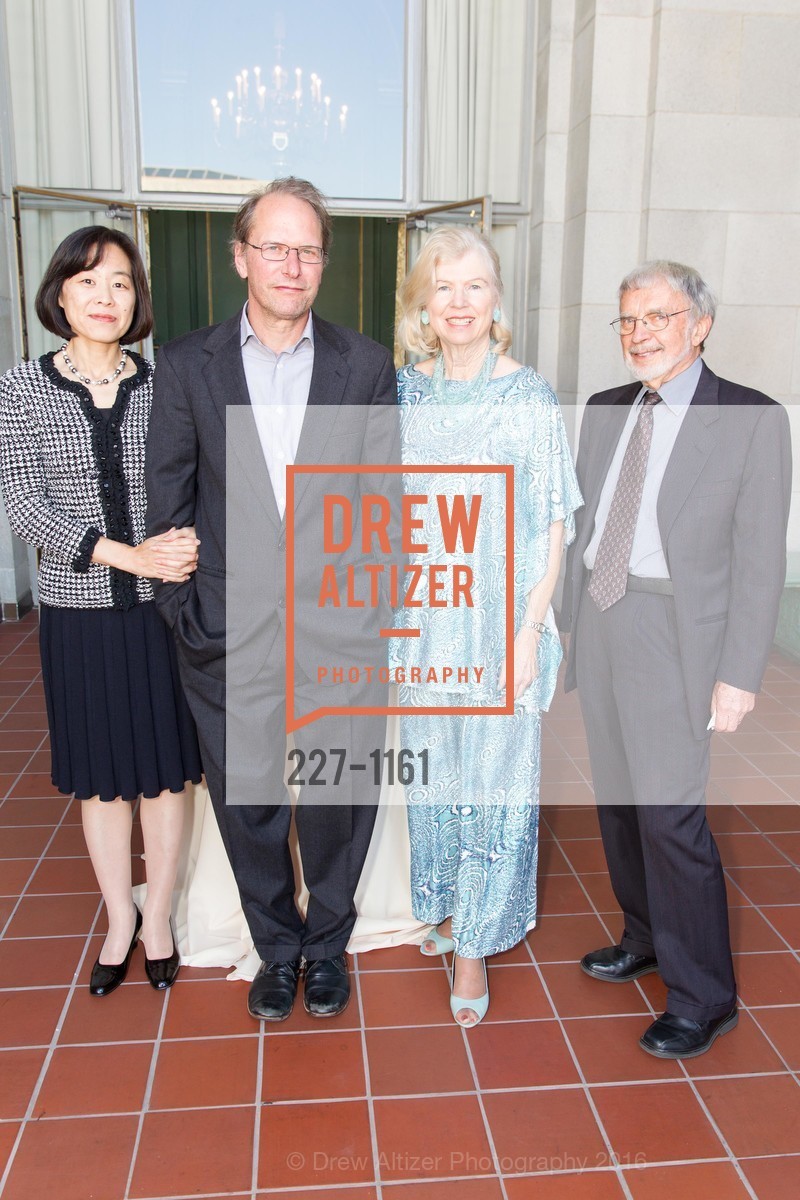 Kazuo Kato, Glenn Wolf, Susan Larson, Jerre Hitz, New Century Chamber Orchestra Annual Gala, San Francisco War Memorial. 301 Van Ness Ave, May 1st, 2016, Photo #227-1161 Kazuo Kato, Glenn Wolf, Susan Larson, Jerre Hitz, Photo #227-1161