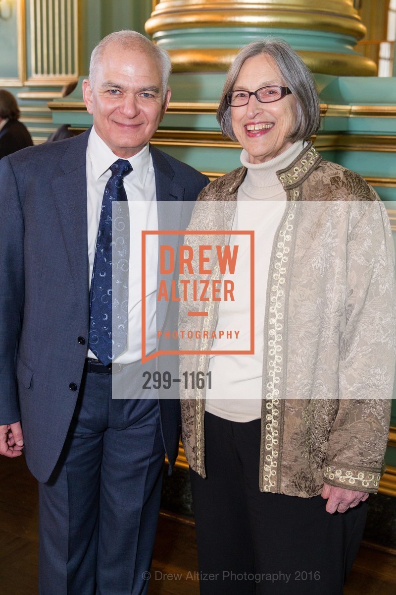 Alan Benaroya, Peggy Kavounas, New Century Chamber Orchestra Annual Gala, San Francisco War Memorial. 301 Van Ness Ave, May 1st, 2016, Photo #299-1161 Alan Benaroya, Peggy Kavounas, Photo #299-1161
