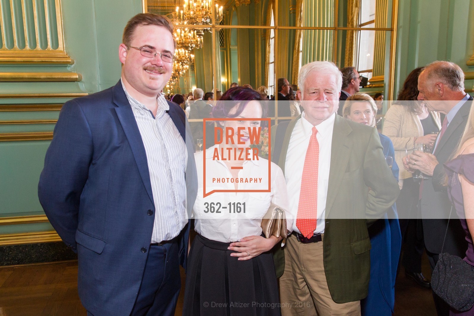 Jeff Rothrock, Tina Tom, Marty Krasny, New Century Chamber Orchestra Annual Gala, San Francisco War Memorial. 301 Van Ness Ave, May 1st, 2016, Photo #362-1161 Jeff Rothrock, Tina Tom, Marty Krasny, Photo #362-1161