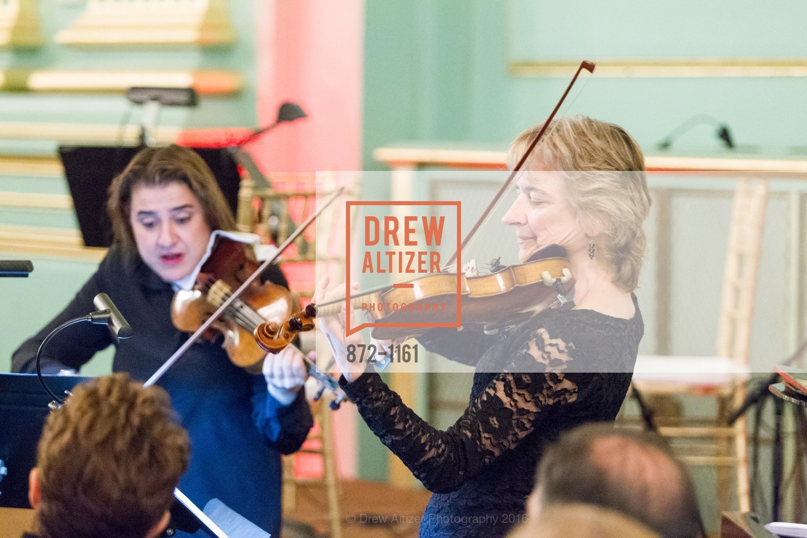 Nadja Salerno-Sonnenberg, Robin Mayforth, New Century Chamber Orchestra Annual Gala, San Francisco War Memorial. 301 Van Ness Ave, May 1st, 2016, Photo #872-1161 Nadja Salerno-Sonnenberg, Robin Mayforth, Photo #872-1161