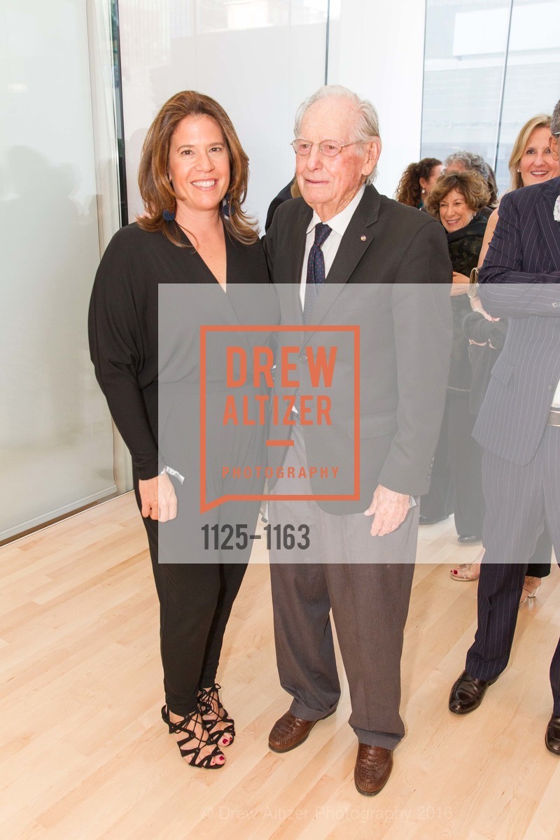 Eleanor Acquavella, Wayne Thiebaud, SFMOMA Art Bash, SFMOMA. 151 3rd St, April 29th, 2016, Photo #1125-1163 Eleanor Acquavella, Wayne Thiebaud, Photo #1125-1163