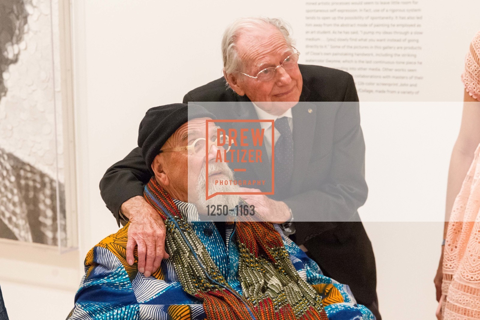 Chuck Close, Wayne Thiebaud, Photo #1250-1163