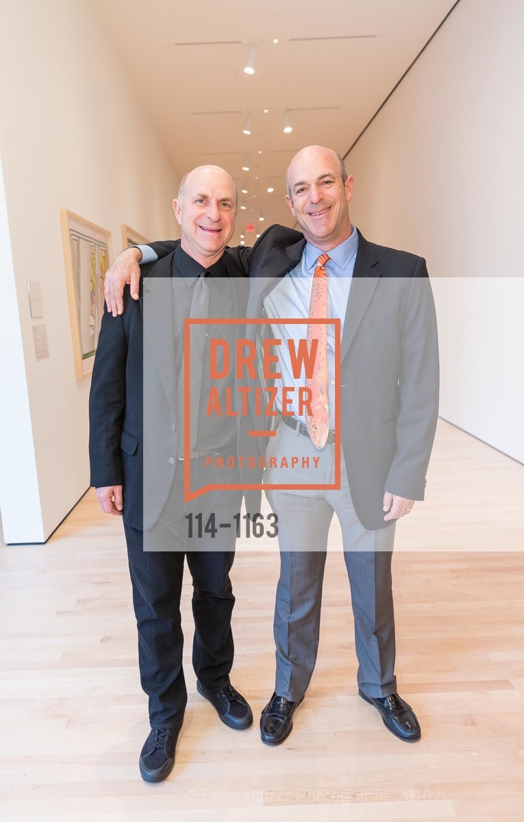 Bill Fisher, John Christiansen, SFMOMA Art Bash, SFMOMA. 151 3rd St, April 29th, 2016, Photo #114-1163 Bill Fisher, John Christiansen, Photo #114-1163