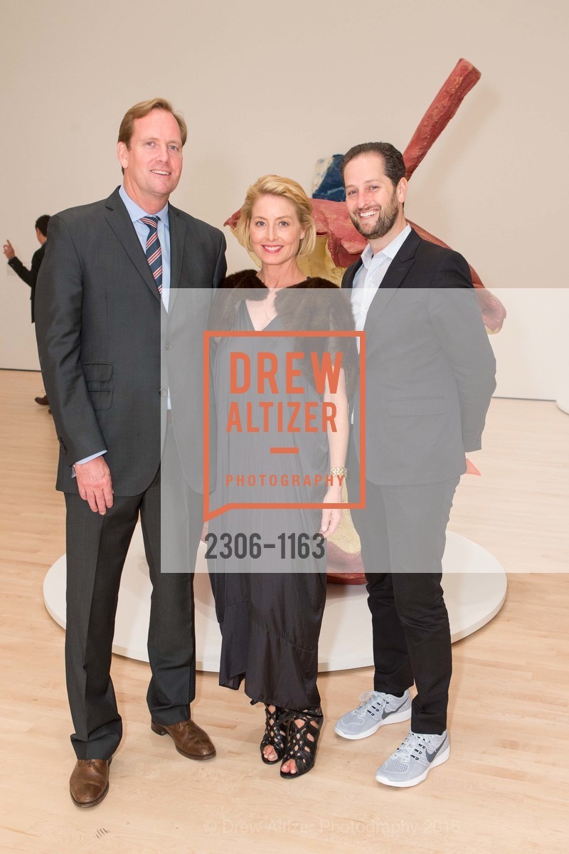 Brian Butler, Kate Butler, Noah Horowitz, SFMOMA Art Bash, SFMOMA. 151 3rd St, April 29th, 2016, Photo #2306-1163 Brian Butler, Kate Butler, Noah Horowitz, Photo #2306-1163