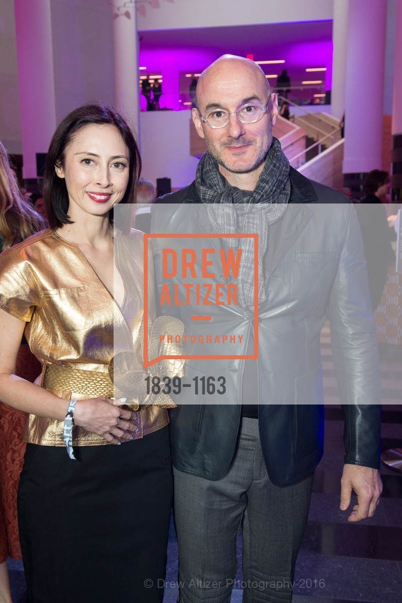 Melissa Chiu, Benjamin Genocchio, SFMOMA Art Bash, SFMOMA. 151 3rd St, April 29th, 2016, Photo #1839-1163 Melissa Chiu, Benjamin Genocchio, Photo #1839-1163