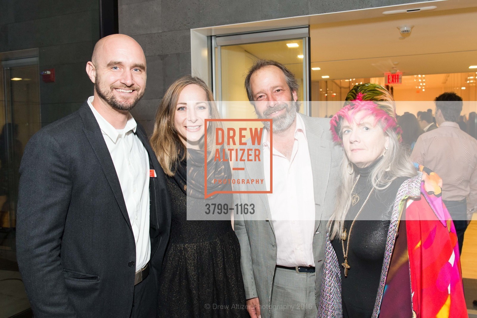 Adam Rouse, Madeleine Fitzpatrick, SFMOMA Art Bash, SFMOMA. 151 3rd St, April 29th, 2016, Photo #3799-1163 Adam Rouse, Madeleine Fitzpatrick, Photo #3799-1163